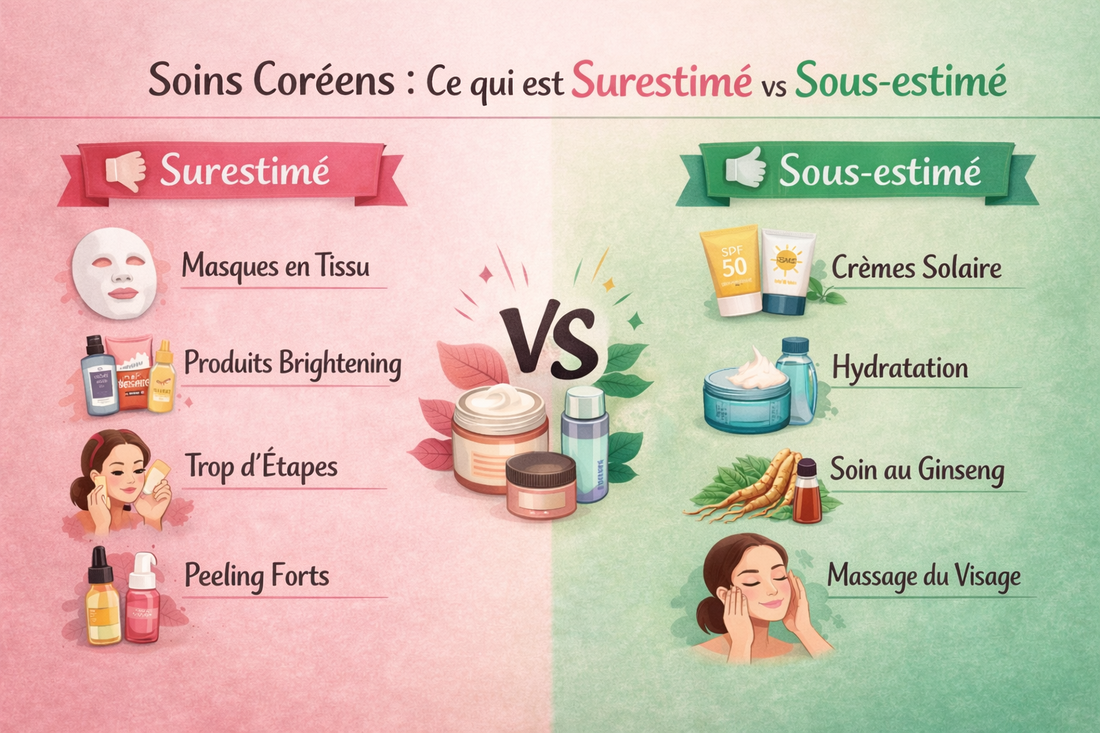 ✨ Skincare coréen : ce qui est surestimé vs sous-estimé