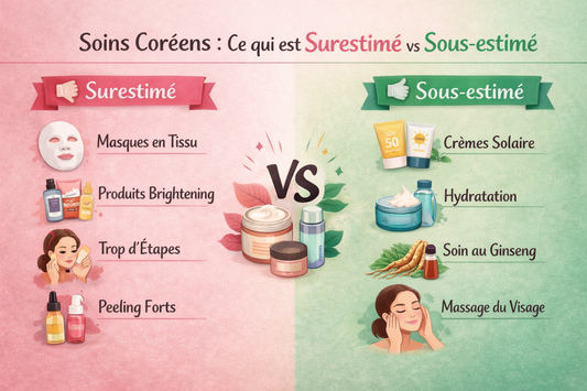 ✨ Skincare coréen : ce qui est surestimé vs sous-estimé
