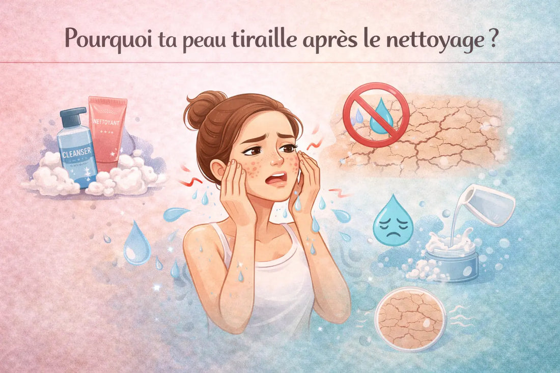 💧Pourquoi ta peau tiraille après le nettoyage ?