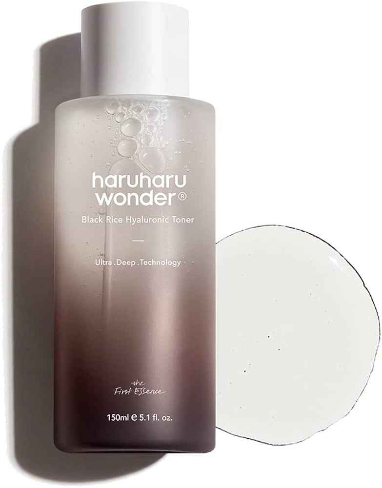 HaruHaru Wonder - Lotion tonique à l'acide hyaluronique et au riz noir