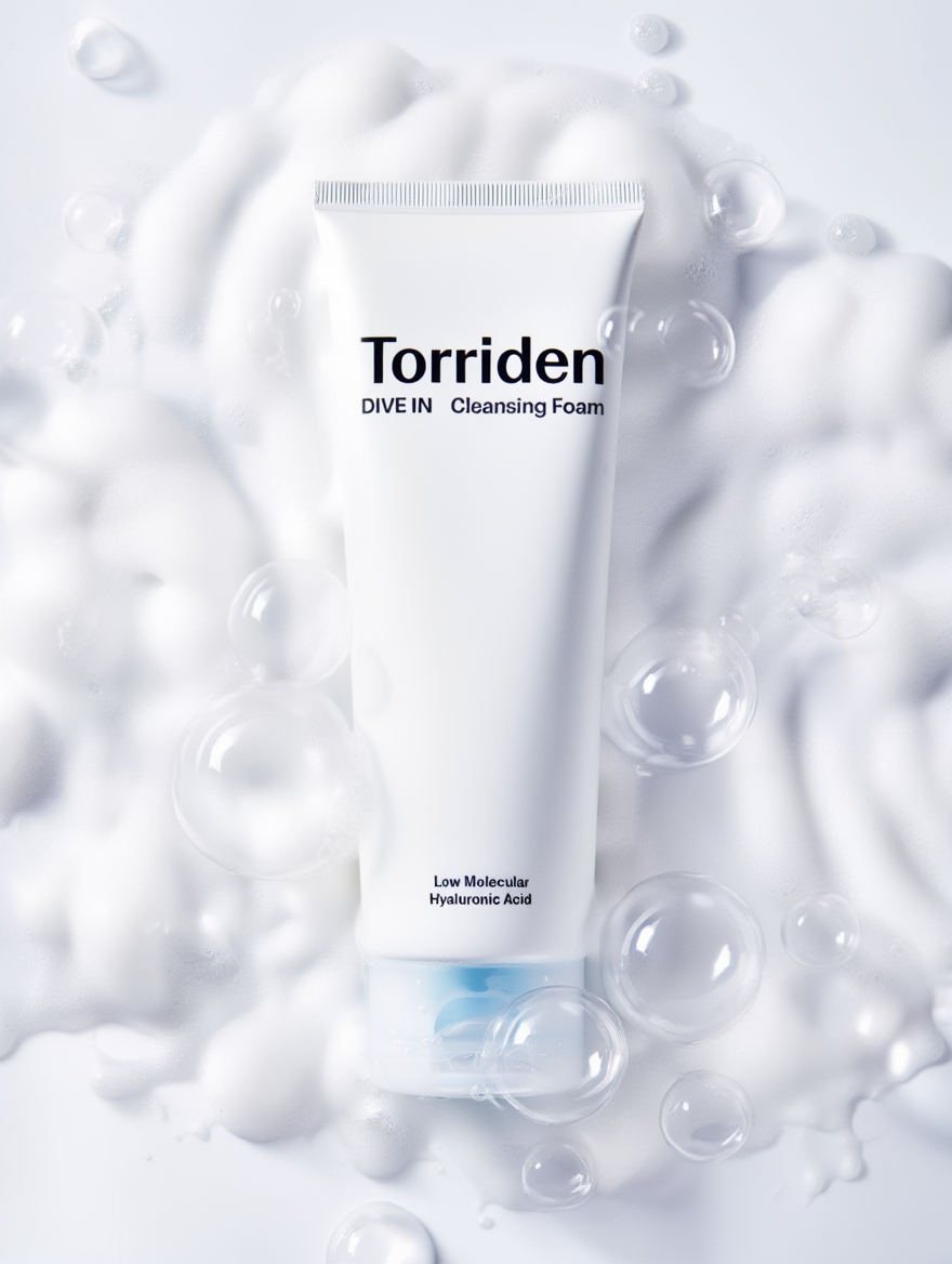 Torriden – Dive-in Low Mousse nettoyante à l'acide hyaluronique
