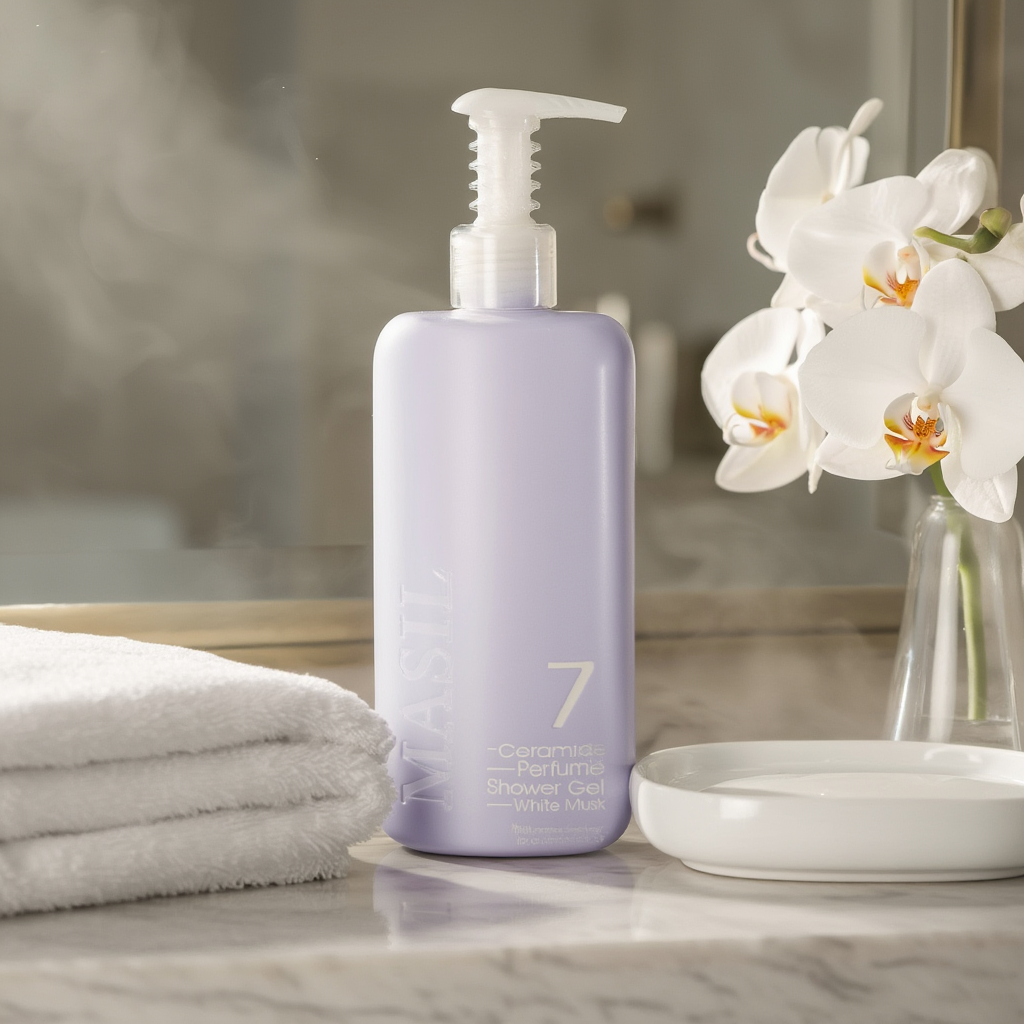 Masil – Gel douche parfumé aux 7 céramides et musc blanc