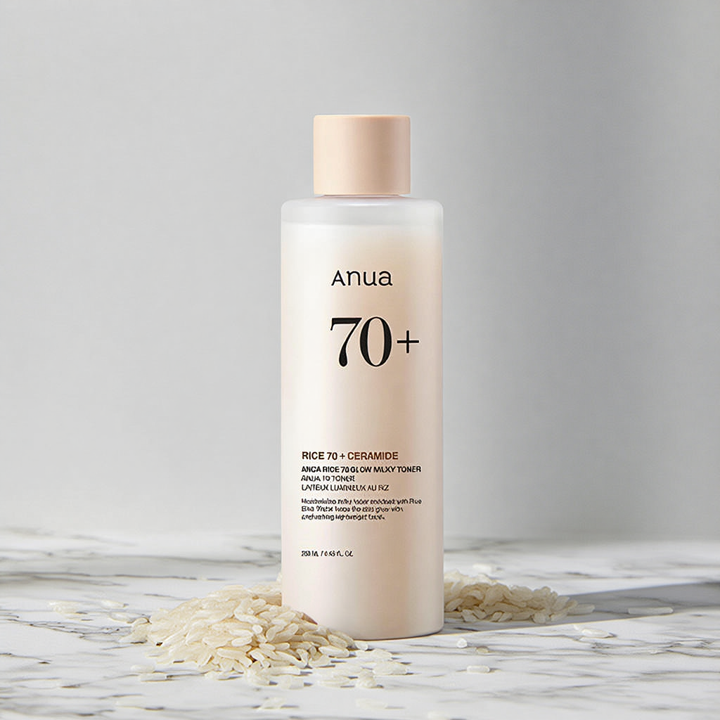 Anua 70+ Rice Ceramide Glow Milky Toner SkinGlow
