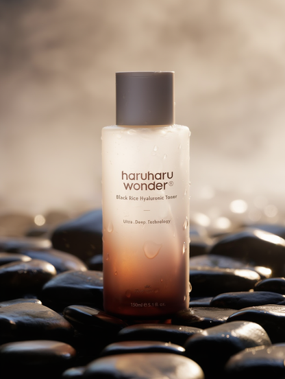 HaruHaru Wonder - Lotion tonique à l'acide hyaluronique et au riz noir