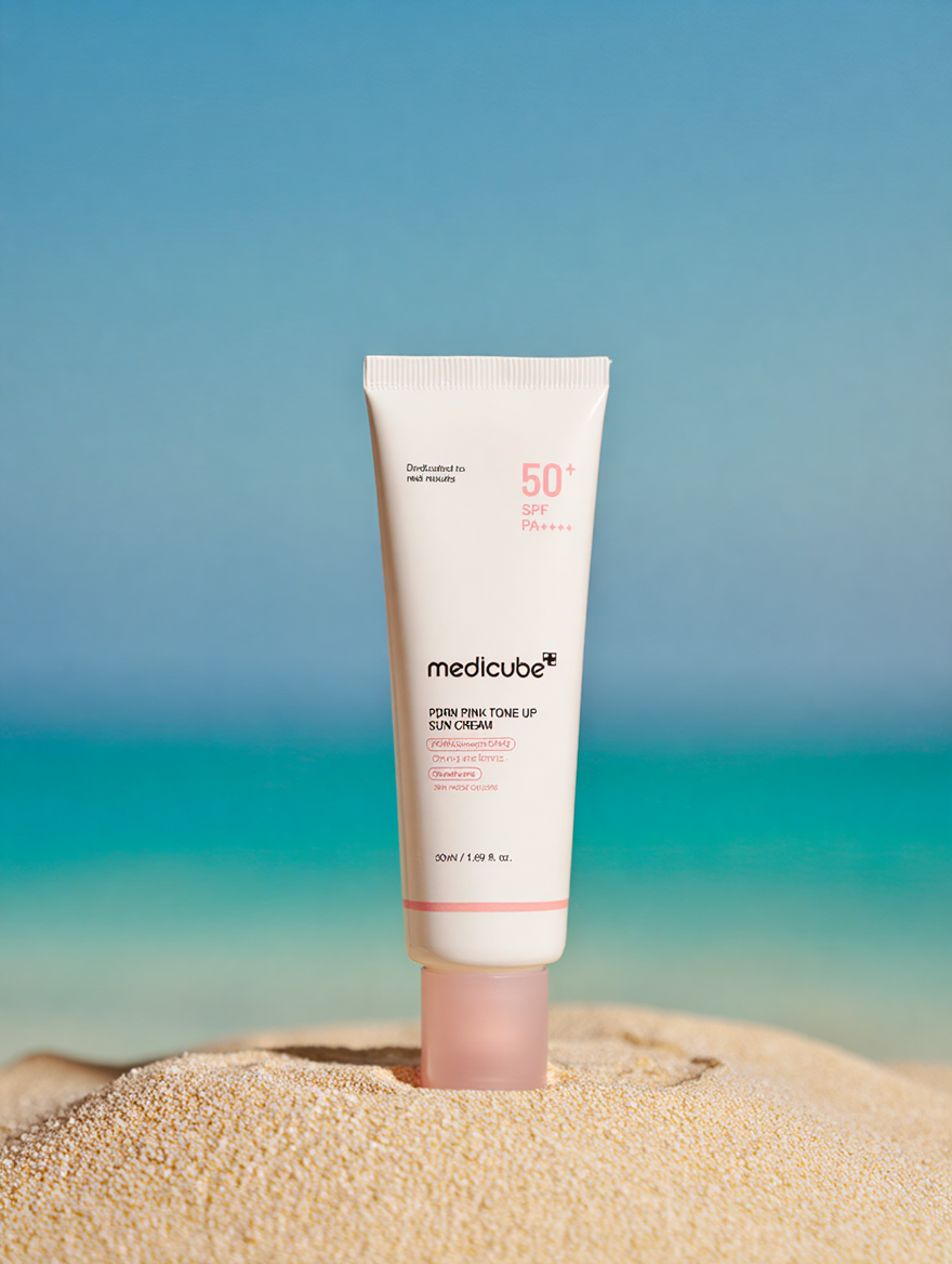 Medicube PDRN Pink Tone Up Sun Cream SkinGlow