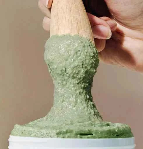 Arencia - Nettoyant visage mochi au riz vert