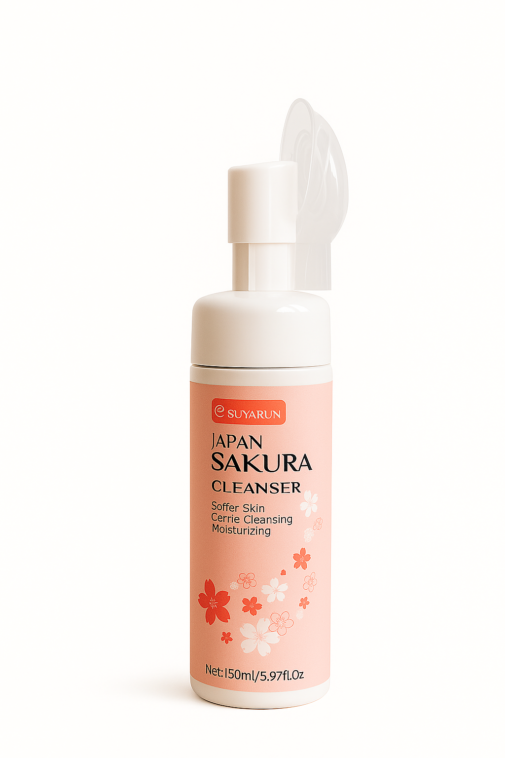 Japan Sakura Gentle Cleansing Foam – Nettoyant Moussant Hydratant & Adoucissant (Made in Japan) SkinGlow