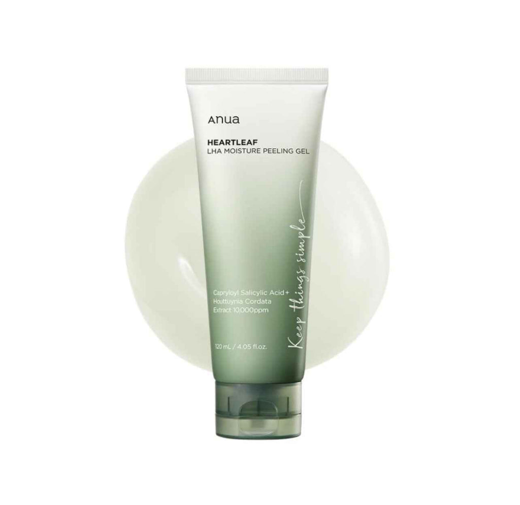 Exfoliant Doux Anua Heartleaf LHA Moisture Peeling Gel (120ml, Made in Korea)