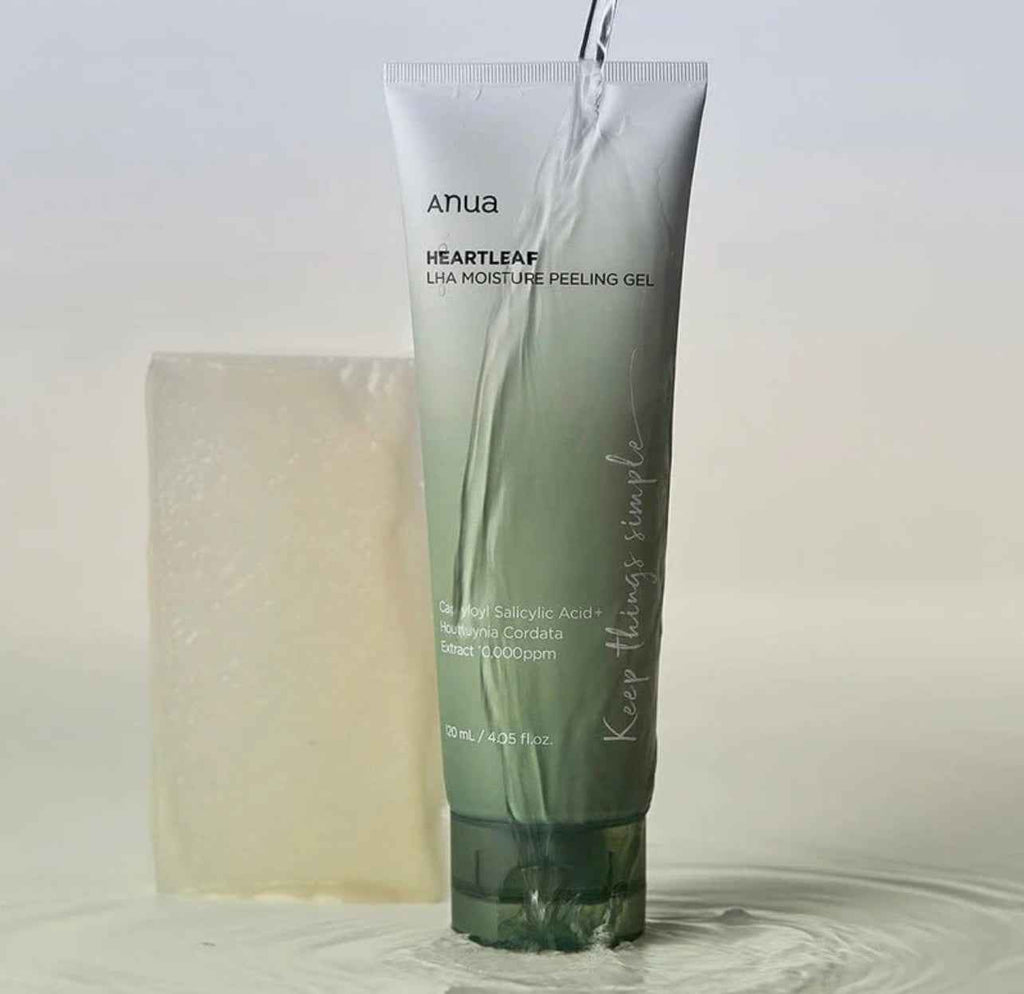 Exfoliant Doux Anua Heartleaf LHA Moisture Peeling Gel (120ml, Made in Korea)