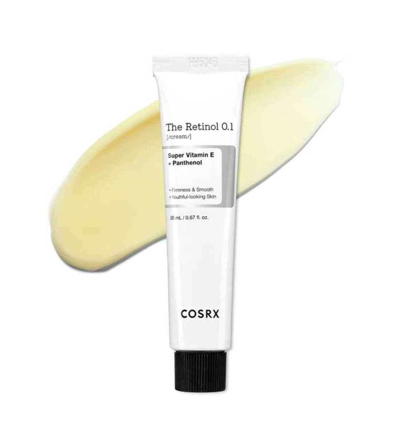 Crème Anti-Âge COSRX The Retinol 0.1 Cream (20ml, Made in Korea)