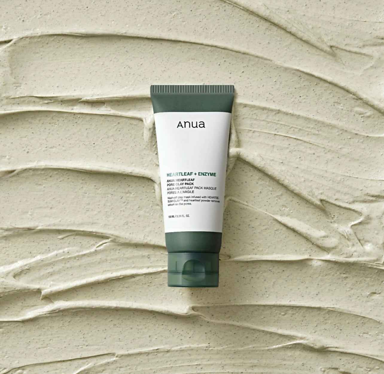 Anua Heartleaf Pore Clay Pack – Masque Purifiant à la Houttuynia (100 ml, Corée du Sud)