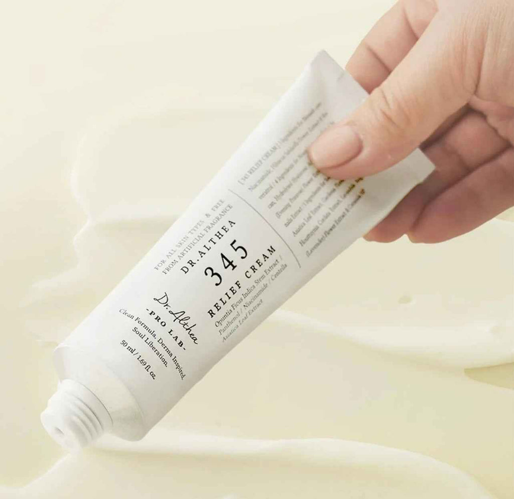 Dr. Althea 345 Relief Cream – Crème Apaisante & Réparatrice (50ml - Corée du sud)