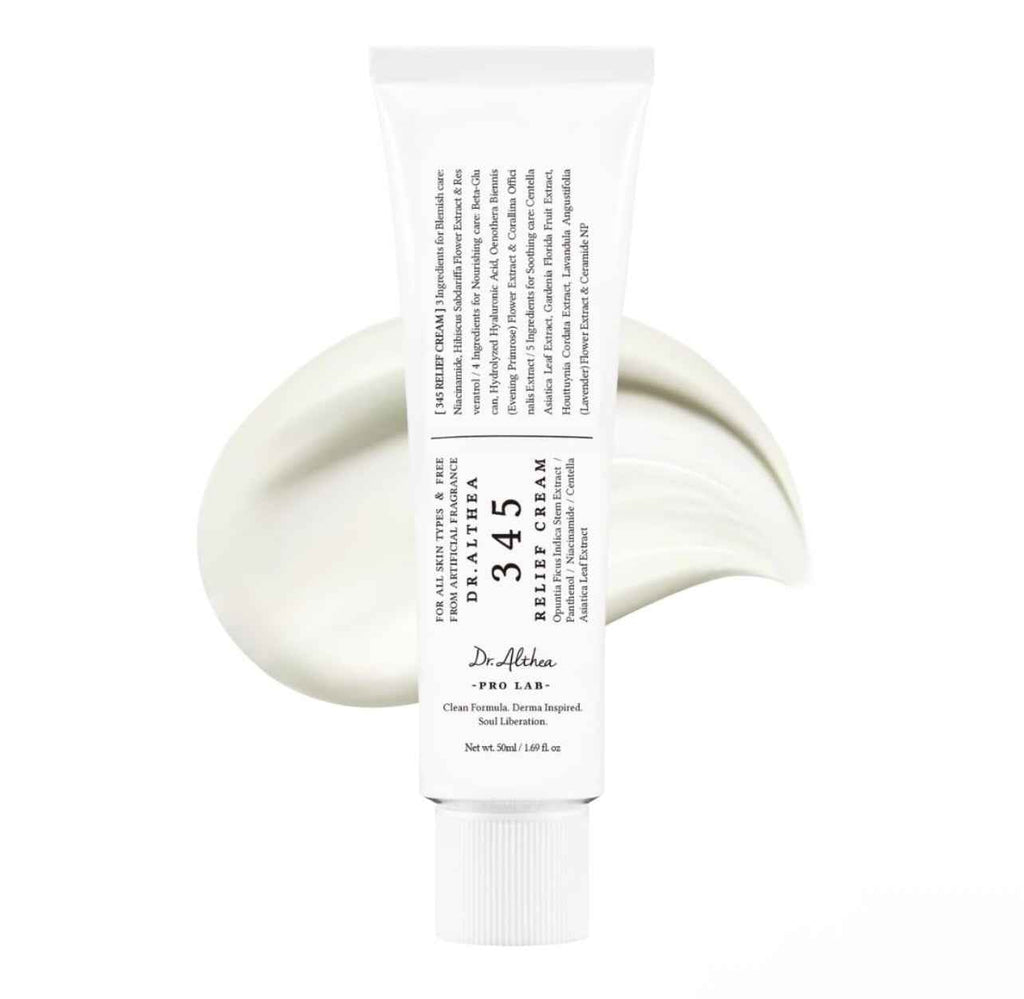 Dr. Althea 345 Relief Cream – Crème Apaisante & Réparatrice (50ml - Corée du sud)
