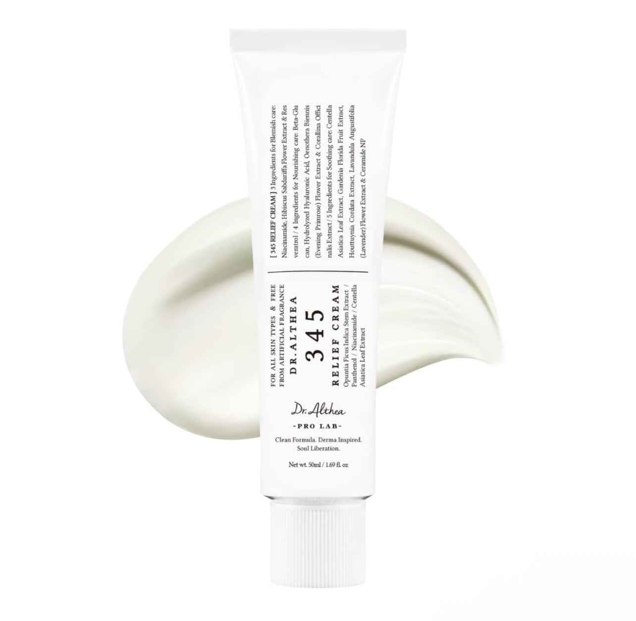 Dr. Althea 345 Relief Cream – Crème Apaisante & Réparatrice (50ml - Corée du sud)