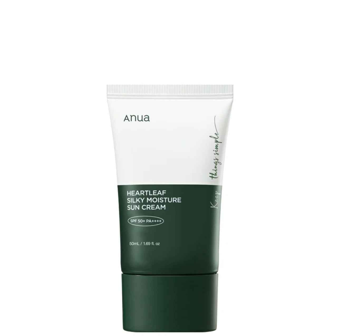Anua Heartleaf Silky Moisture Sun Cream SPF50+ PA++++