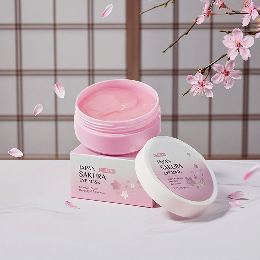 Laikou Japan Sakura - Masques Hydrogel Yeux Cerisier SkinGlow