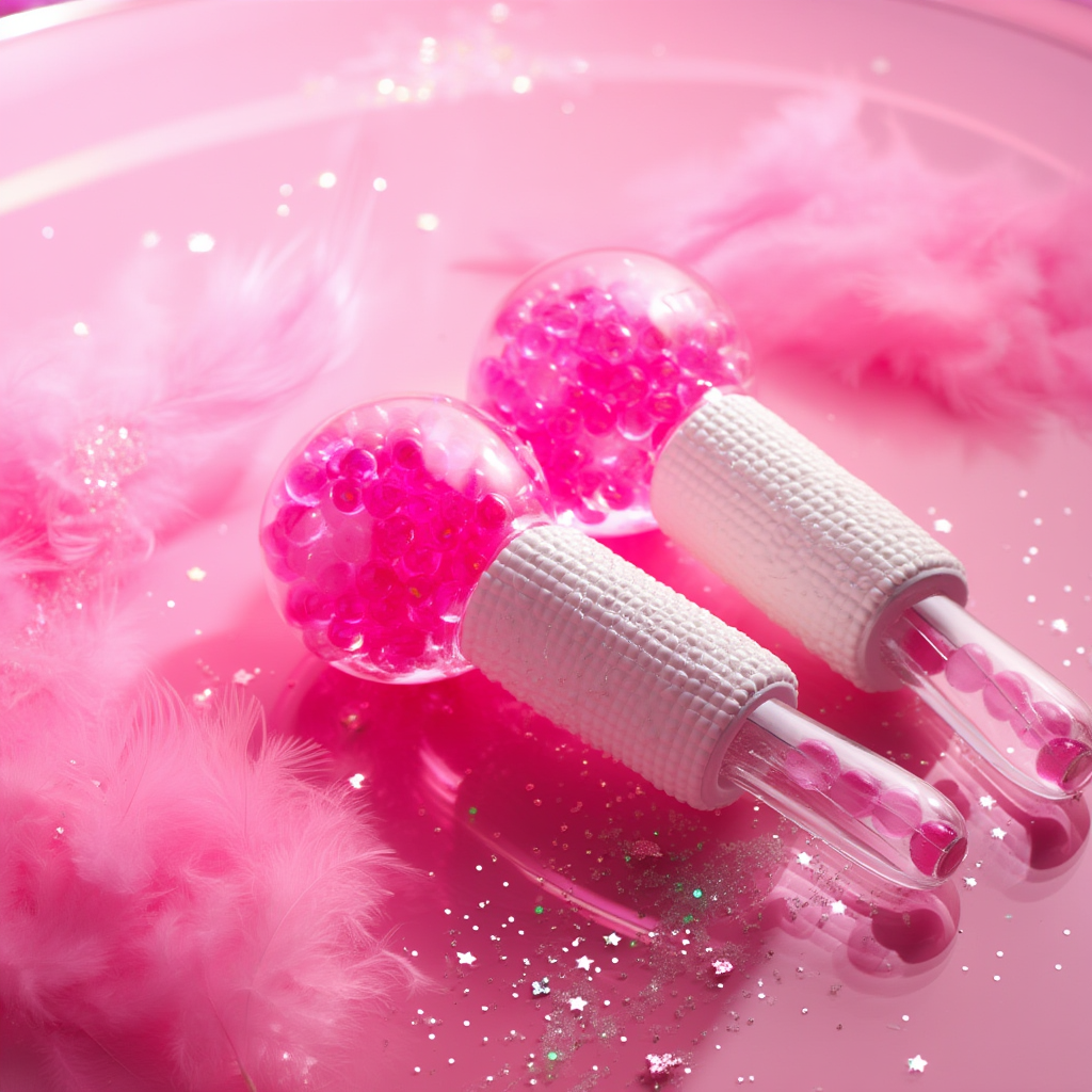 Boule de Massage Visage rose SkinGlow