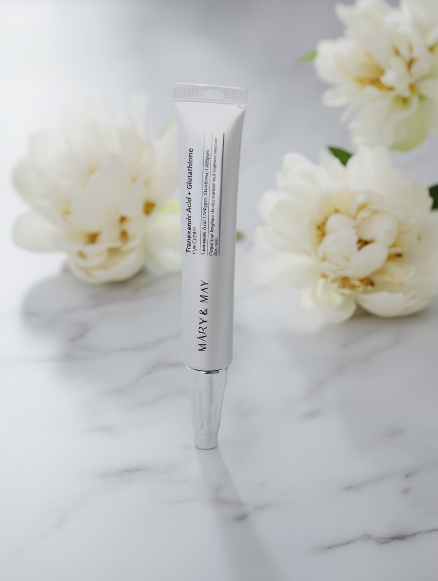 Mary&May Crème contour des yeux à l'acide tranexamique et au glutathion SkinGlow