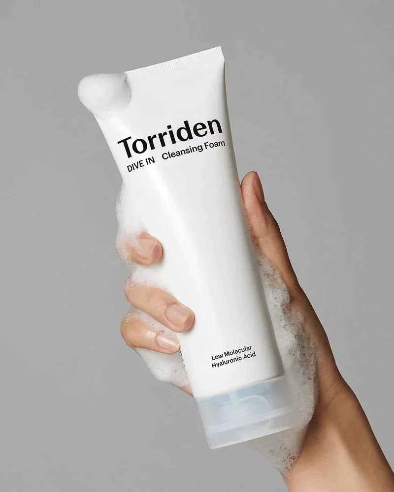 Torriden – Dive-in Low Mousse nettoyante à l'acide hyaluronique
